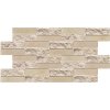 Obkladové panely 3D PVC TP10007979, cena za kus, rozmer 955 x 490 mm, pieskovcový kameň hnedý, GRACE