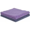 Mikrovláknová utierka Purestar Two Face Buffing Towel Purple/Gray
