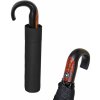 Doppler Elegant nej skladací vystreľovací dáždnik fiber Mini Big automatic čierny 72066B