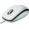 Logitech B100 biela / Drôtová optická myš / USB (910-003360)