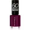 Rimmel London 60 Seconds Super Shine lak na nechty 712 Berry Pop 8 ml