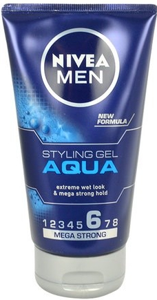 Nivea Men Aqua gél na vlasy s mokrým efektom stupeň tuženia č. 6 - mega  strong, 150 ml od 4,49 € - Heureka.sk