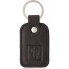 PAOLO PERUZZI Kožená kľúčenka T-86-BR | hnedá T-86-BR