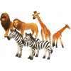 Súprava veľké divoké zvieratá zoo realistické 6v1