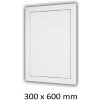 Plastové revízne dvierka 300 x 600 mm s montážnym golierom MIKAWI 59-1321