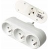 Elektrická zásuvka - rozdvojka GTV biela