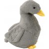 LEAN Toys Plyšový maskot húska sivá objímateľná kačica 40cm