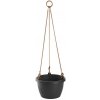 Plastkon Samozavlažovací závesný Marina 25 cm antracit