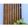 Akustický lamelový panel MDF- Prírodný hnedý s kruhovou štruktúrou-50x280 cm Colour: Brown Curved Grain 2