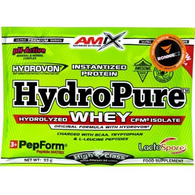 Amix HydroPure Whey 33 g dvojitá čokoláda