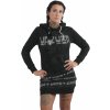 Yakuza dámske šaty s kapucňou Galvanic GKB 21108 black