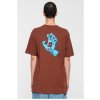 SANTA CRUZ tričko - Screaming Hand Chest T-Shirt Sepia Brown (SEPIA BROWN2580) veľkosť: L