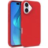 AppleMix Kryt pre Apple iPhone 16 Plus - slamka - gumový - červený