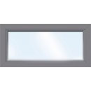 ARON Plastové okno fixné zasklenie Basic biele/antracit 650 x 400 mm (neotvárateľné)