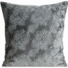 Takoy Dekoračná obliečka na vankúš VELVET 74 z mäkkého zamatu s potlačou listov palmy-HF-439873 | 45 x 45 cm