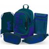 Baagl SET 5 Core Logo modrý: batoh, peračník, vrecko, ľadvinka, obal na notebook GRS