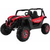 JOKO Elektrické autíčko Buggy 4x4 SuperStar, nosnosť 40kg, Penové kolesá, Dvojmiestne kožené sedadlo, červené