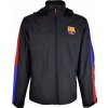 FC Barcelona Ľahká bunda FC Barcelona, čierna, zips, kapucňa, vrecká na zips Veľkosť: M