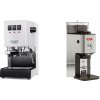Gaggia New Classic E24 BC, white + Lelit William PL72-P