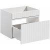 Comad Iconic White skrinka 60x45.6x46 cm závesná kúpeľňová skrinka pod umývadlo biela ICONIC WHITE 82-60-D-1S