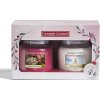 Yankee Candle Snow Globe Wonderland 411 g + Peppermint Pinwheels 411 g