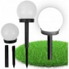 SOLÁRNA LAMPA GUĽA 10cm SOLÁRNE LAMPY DO ZÁHRADY ZÁHRADNÉ GUĽE ZAPICHOVACIE LED