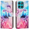 VSETKONAMOBIL 136841 ART MARBLE Peňaženkový kryt pre Motorola Moto G57 Power PINK PURPLE