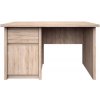 Kondela NORTY TYP 12 0000147843 - písací stôl, 1D1S/120, dub sonoma