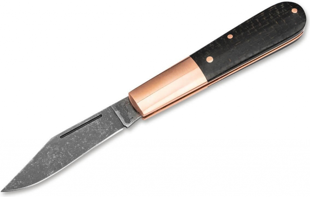 Böker Manufaktur Solingen Barlow Copper Integral Micarta