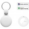 Bluetooth lokalizačný čip MiLi MiTag – smart lokátor s koženou kľúčenkou, biela (MI-HD-P16-WH)