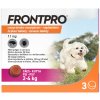 Frontpro 11 mg žuvacie tablety pre psy 2 - 4 kg 1 x 3 ks