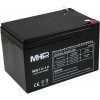 MHPower Olovený Akumulátor AGM 12 V 12 Ah Faston F2 6,3 mm