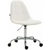 Kancelárske kreslo Reims z umelej kože, biela