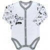 Dojčenské body celorozopínacie New Baby Music