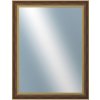 DANTIK - Zrkadlo v rámu, rozmer s rámom 70x90 cm z lišty ZVRATNÁ červenozlatá plast (3069)