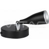 Nástenné LED svietidlo 4,5W, 3000K, 360lm, čierne VT-805 (V-TAC)