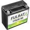 baterie 12V, FTX20-BS GEL, 12V, 18Ah, 270A, bezúdržbová GEL technologie 175x87x155 FULBAT (aktivovaná ve výrobě)