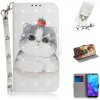 Peňaženkové puzdro Cute Cat na Huawei Y5 (2019)