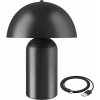 tectake 405244 malá retro stolná lampa kade, stmievateľná - čierna