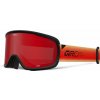 Giro Zimní brýle GIRO ROAM RED/BLACK FADED (OTG) (válcové) (jantarově šarlatové čočky 19-42% S2 + žluté 80-99% S0)