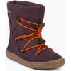 Dievčenské zimné barefoot topánky TEX TRACK WOOL Purple G3160251-4