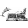 Metal Earth 3D kovový model Stařec a moře Book Sculpture - Piatnik