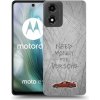 Picasee silikónový čierny obal pre Motorola Moto E14 - Garage Scratch
