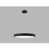 LED2 3274353D Závesné svietidlo MONO SLIM 60 LED, 60W, 3000K/4000K, 4200lm, IP20, čierna, DALI/PUSH
