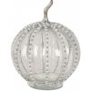 Clayre & Eef Transparentná sklenená tekvica Pumpkin s korálkami - 20*27 cm - Clayre & Eef