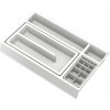 GOLLINUCCI Kúpeľňový organizér s príslušenstvom 400mm 241x372x53mm biela 10900302