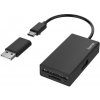 Hama USB 2.0 OTG Hub/čítačka kariet pre smartfón/tablet 200125 - USB OTG rozbočovač/čítačka