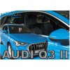 Deflektory - protiprievanové plexi Audi Q3 5D od 2018 (+zadné)