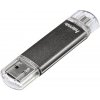 HAMA 123926 laeta Twin FlashPen, USB 2.0, 64 GB, 10 MB s, šedý