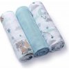 BABYONO Plienky bambusové 3 ks Blue, 70x70 cm 397-12-BO